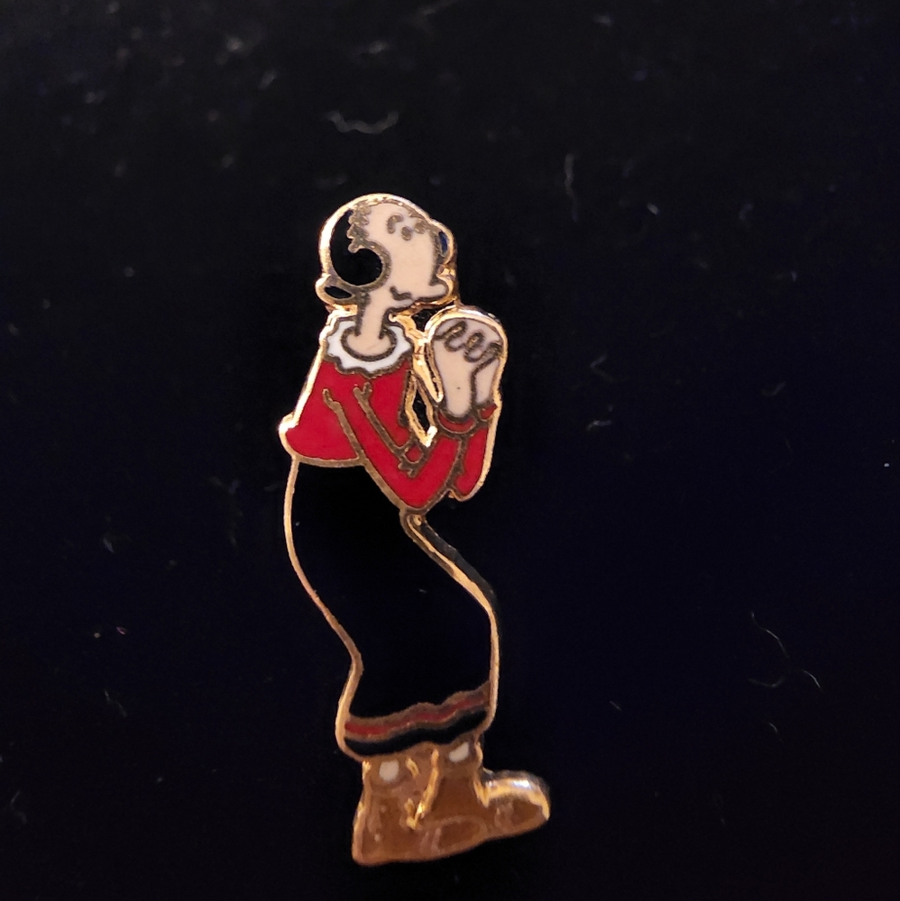 Men's  Olive Oil ( Popeye ) Tie Clip never been worn.